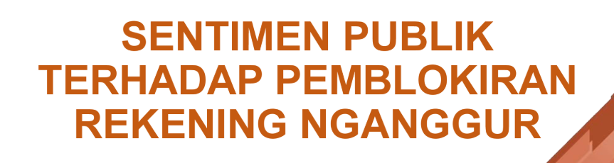 sentimen publik penutupan rekening