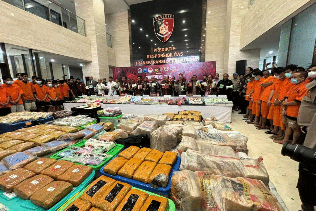 penangkapan jaringan narkoba internasional
