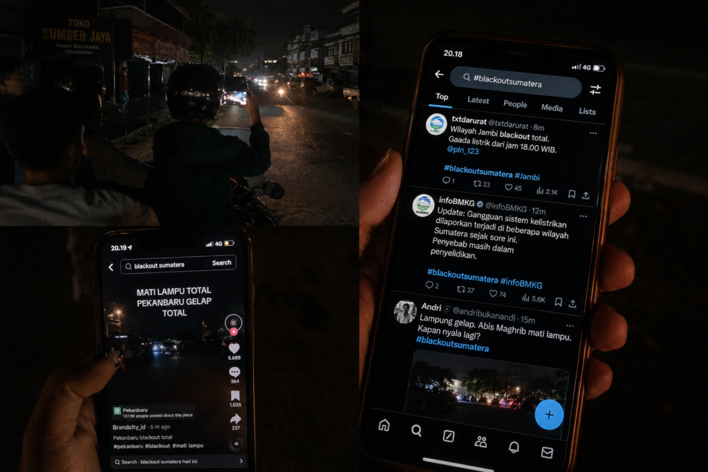Blackout Sumatera Viral: 7 Momen Warga Gelap Gulita Paling Bikin Terharu