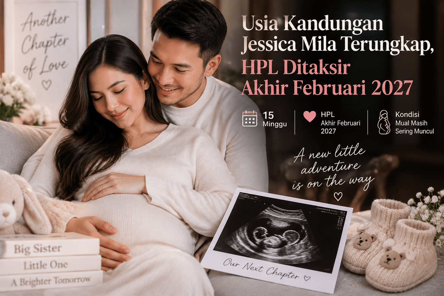 Usia Kandungan Jessica Mila Terungkap, HPL Ditaksir Akhir Februari 2027